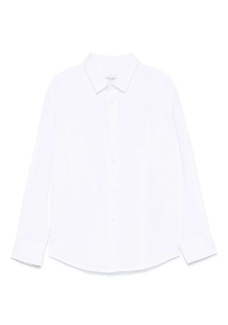 Camicia con ricamo PAOLO PECORA KIDS | PP4042GESSO